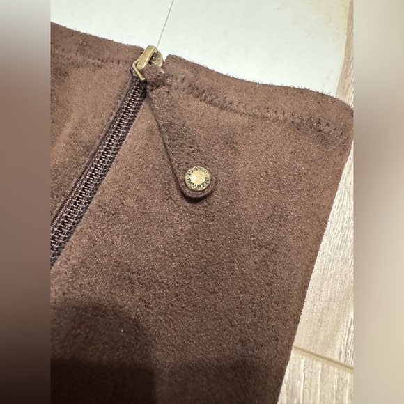 Isaac Mizrahi Dark Brown Suede Heeled Boots - Picture 4 of 9